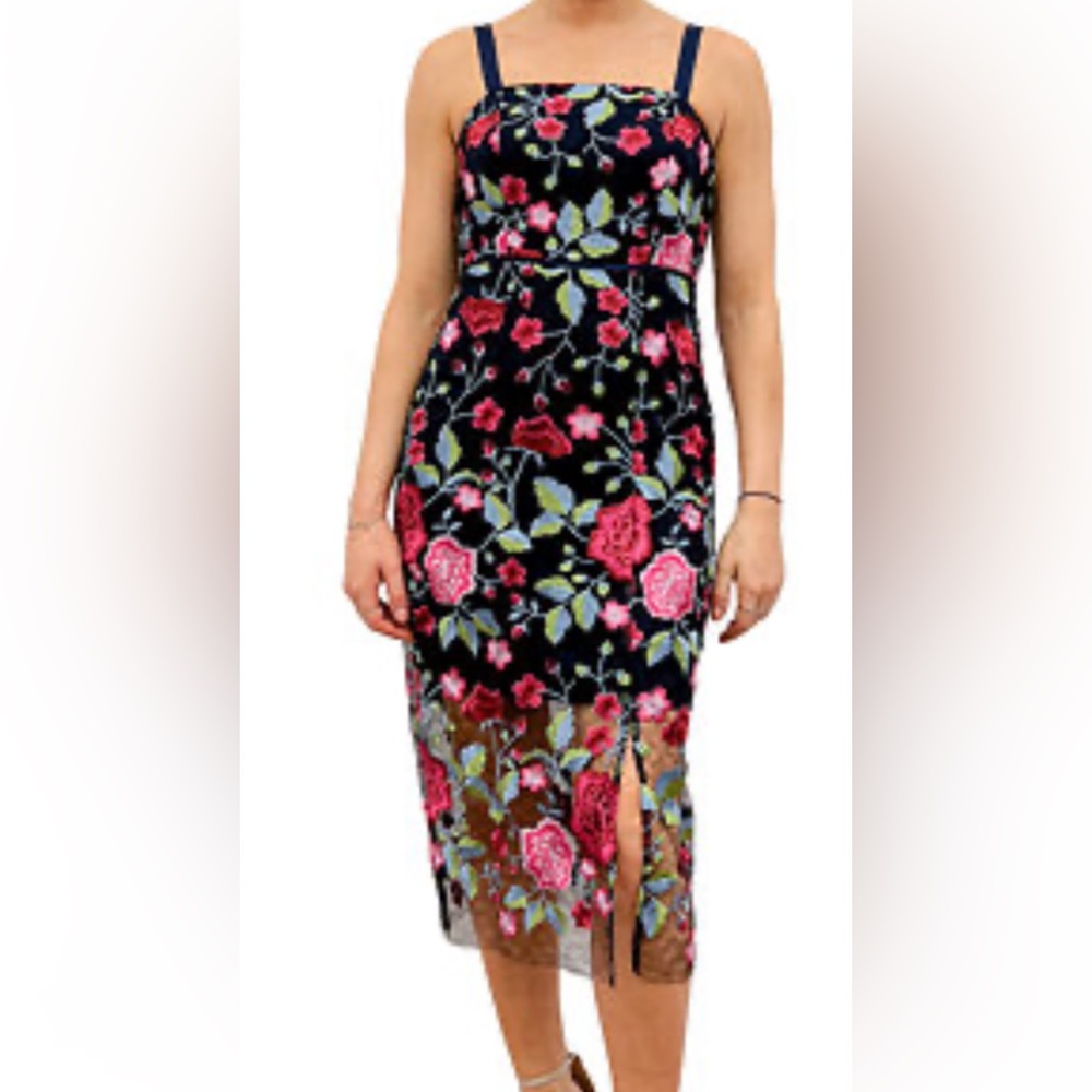 NEW Sam Edelman Dress with Pink Floral Design